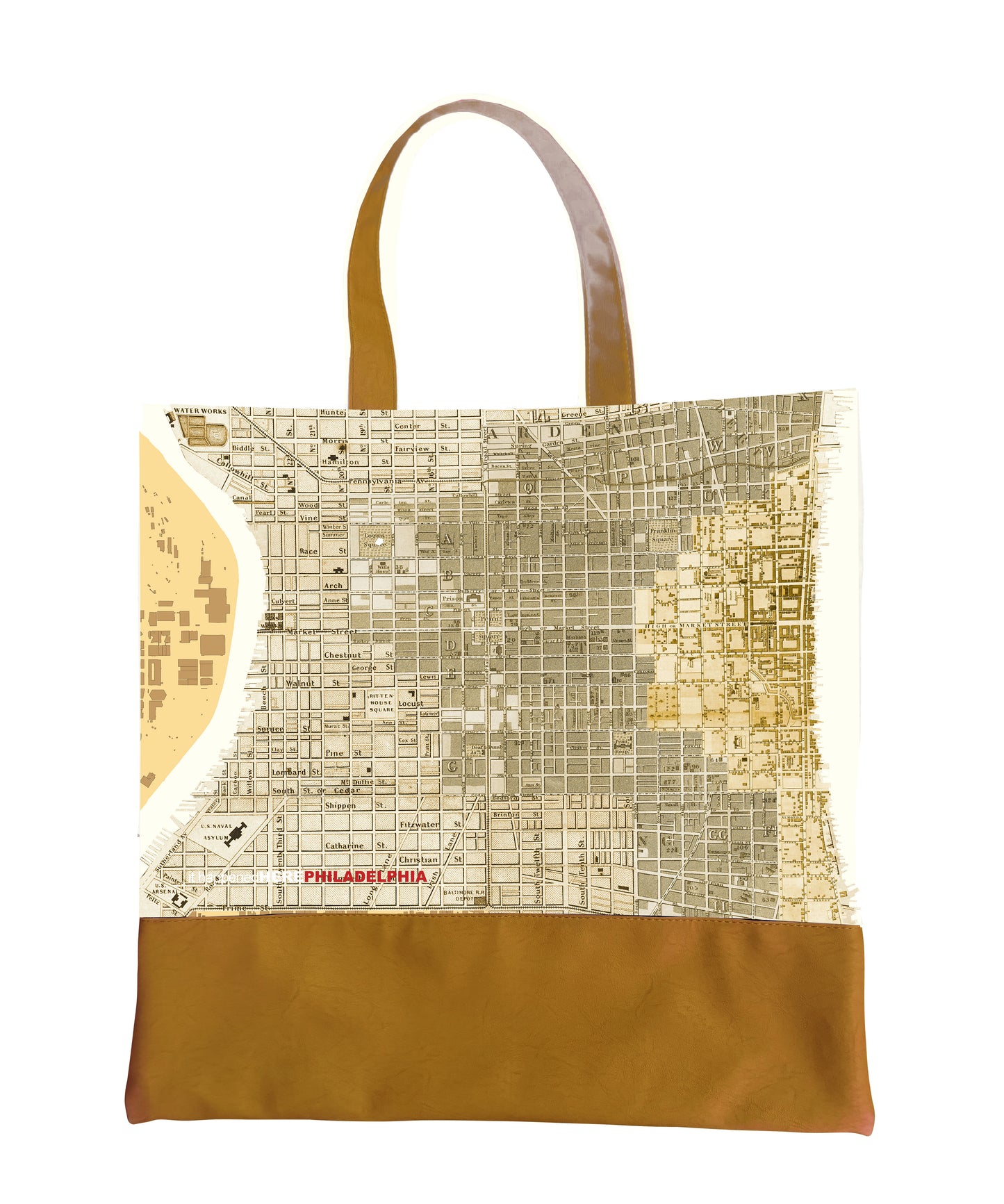 Philadelphia THEN Tote Bag