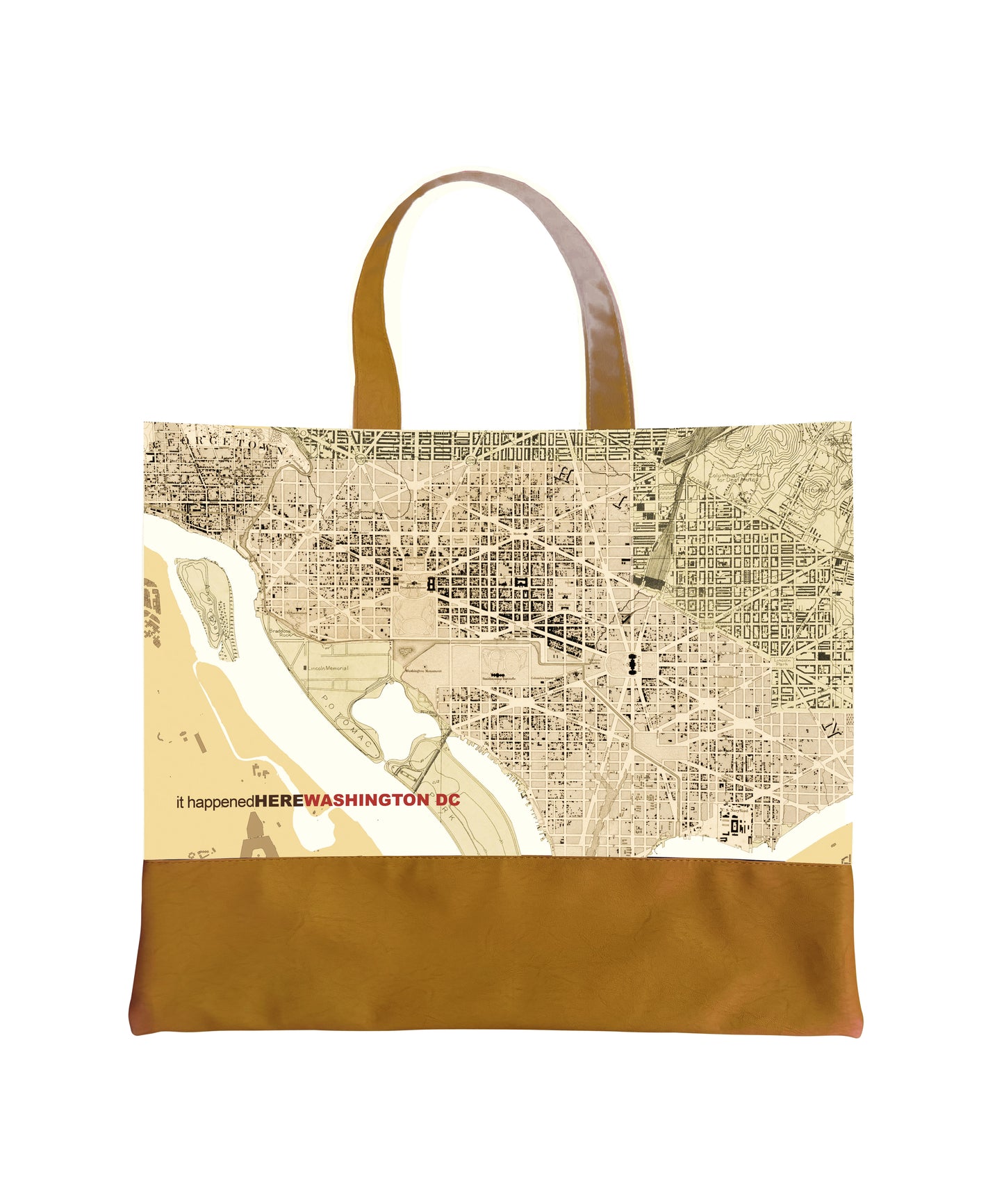 Washington DC THEN Tote Bag