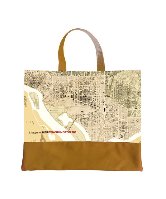 Washington DC THEN Tote Bag