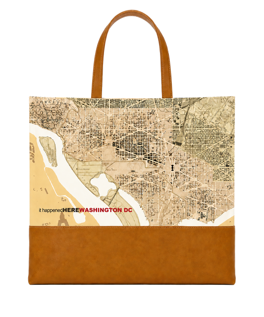 Washington DC THEN Tote Bag