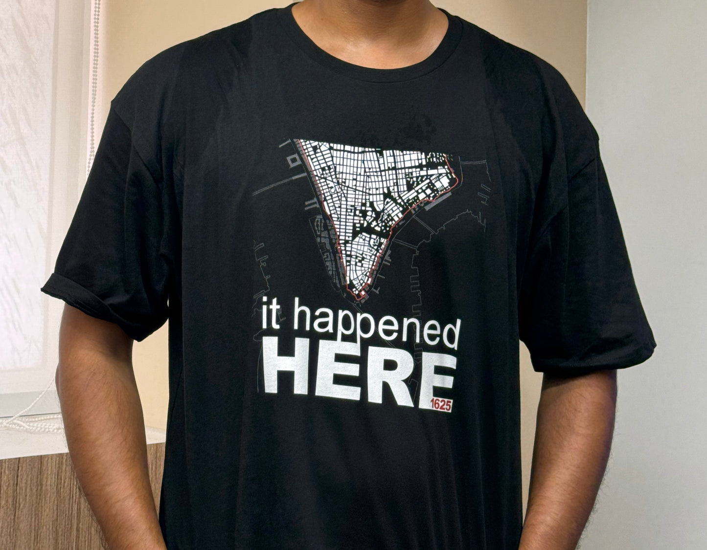 It Happened HERE Black T-Shirt (Unisex)