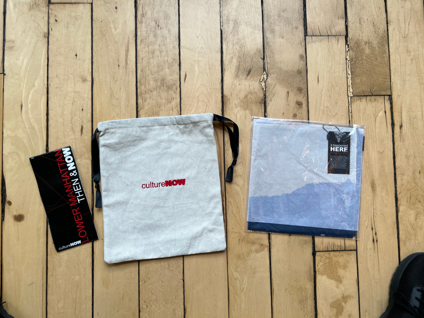 Historic Lower Manhattan THEN Silk Scarf