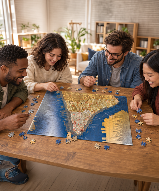 Lower Manhattan THEN Jigsaw Puzzle