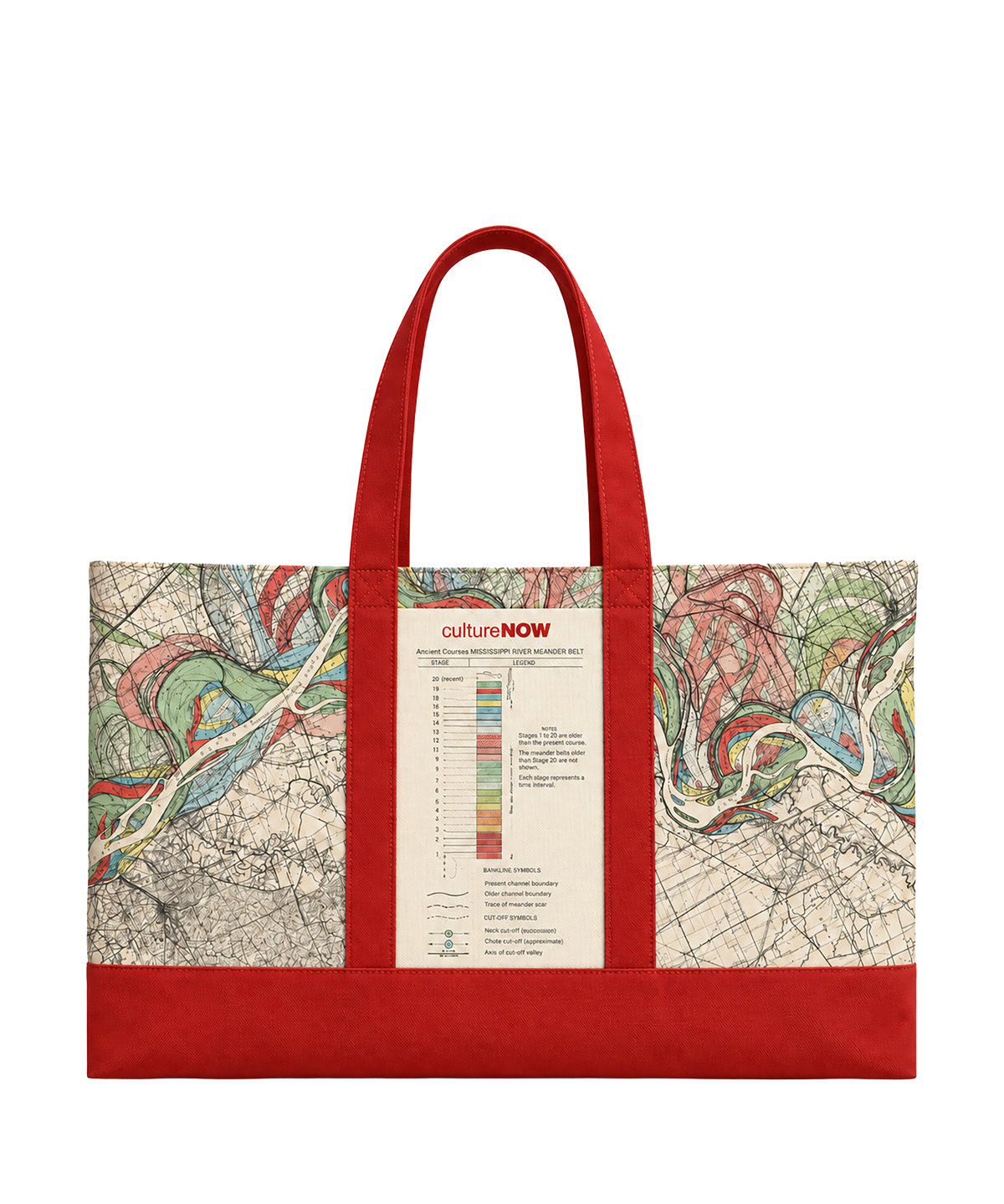 Historic Mississippi River THEN Tote Bag
